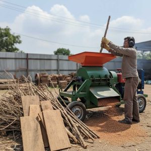 mesin giling kayu serbuk