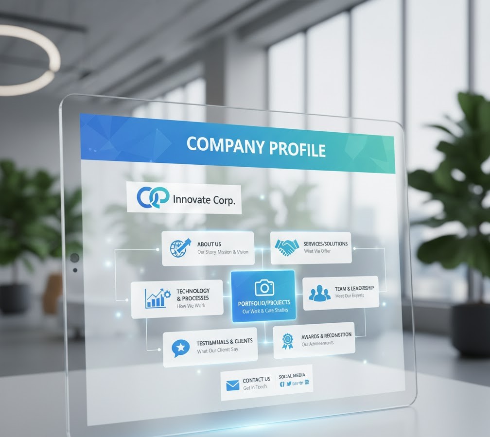 elemen penting pada website company profile